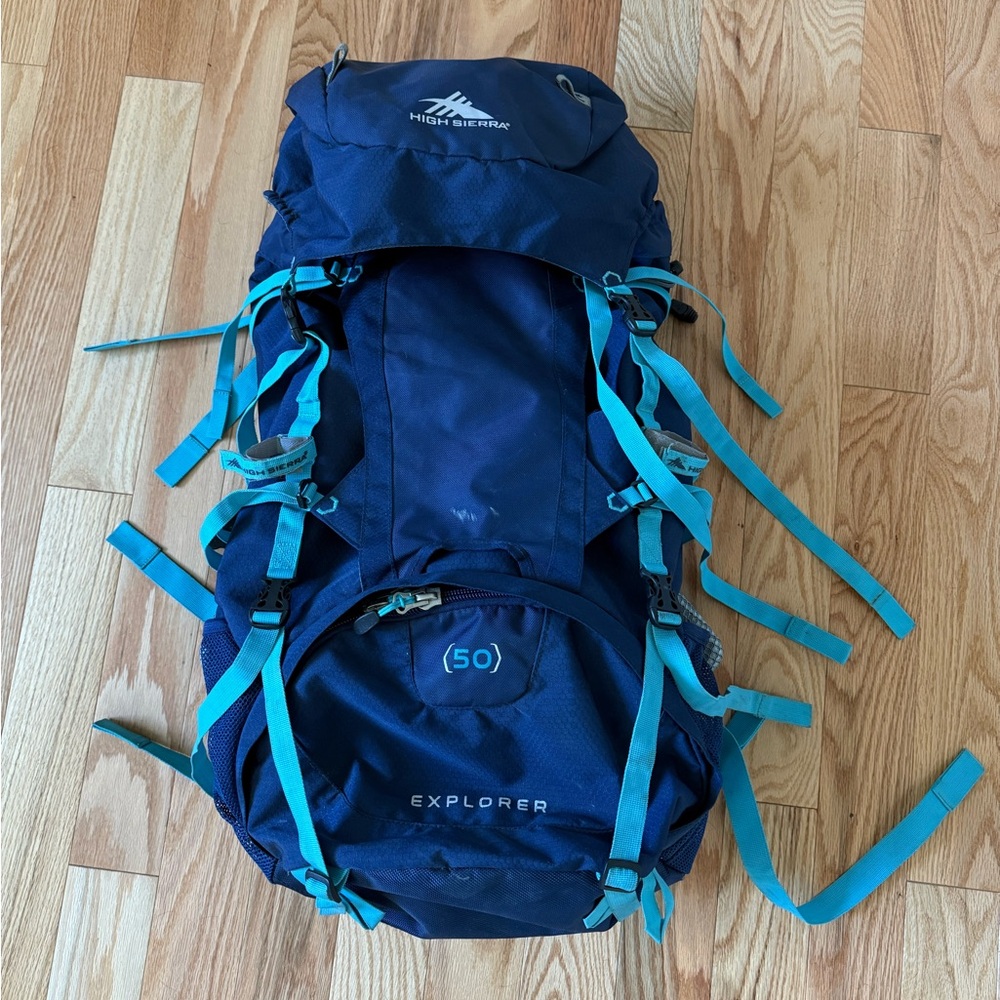High Sierra Explorer 50L Top Load Internal Frame Backpack